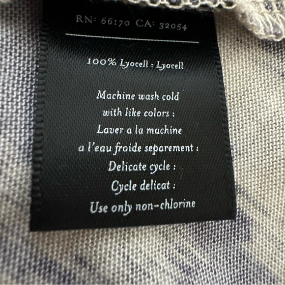 Anthropologie DELETTA Purple Lyocell tunic blouse PP MOTIF size XL - Picture 9 of 11